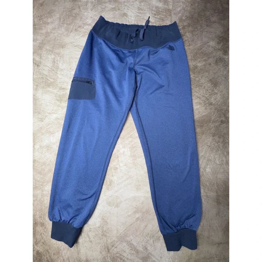 The North Face Women's SweatPants  Joggers Stretch Pocket Size Medium Blue